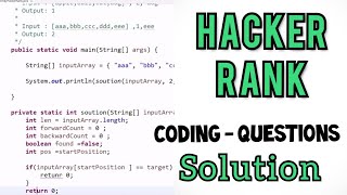 Arrays Coding Question asked at HackerRank Online Test [upl. by Afira]