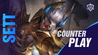 How to Counter Sett  Mobalytics Counterplay [upl. by Flin803]