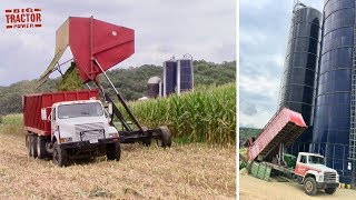 Dump Truck Filling a Silo [upl. by Islek]