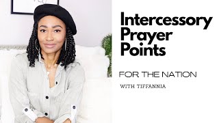 6 Intercessory Prayer Points For 2020  Tiffannia [upl. by Woolcott521]