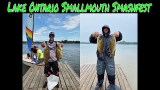 Lake Ontario Smallmouth Fishing Smashfest [upl. by Stefa76]