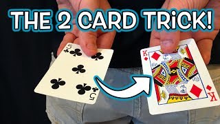 Insane 2 Card Magic Trick Revealed  EASY DIY Gimmick [upl. by Woodford]