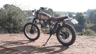 proyecto yamaha sr250 scrambler [upl. by Yelsehc]