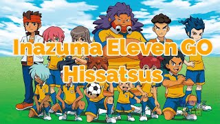 Inazuma Eleven GO  All Hissatsu TechniquesTacticsAvatars [upl. by Adlen]