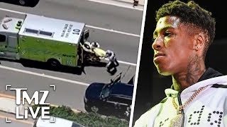 Rapper NBA Youngboy Shot At In Miami  TMZ Live [upl. by Aksehcnarf]