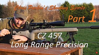 CZ 457 Long Range Precision 22 Rimfire REVIEW Part 1 [upl. by Ahras]