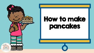 HOW TO MAKE PANCAKES for kids  Procedure Writing  TpT [upl. by Assirac]