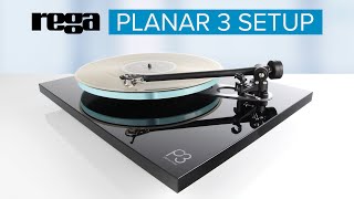 Rega Planar 3 Turntable Setup [upl. by Llecrad617]