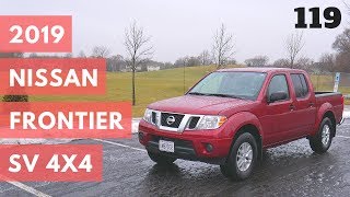 2019 Nissan Frontier SV Crew Cab SV V6 4x4  review walk around and test drive  100 rental cars [upl. by Raimes]