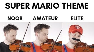 4 Levels Of Mario Music Noob to Elite [upl. by Elinore]