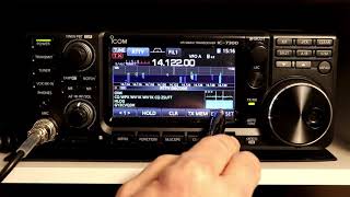 Icom IC7300 A to Z 37 RTTY Decode and settings [upl. by Aicenav]