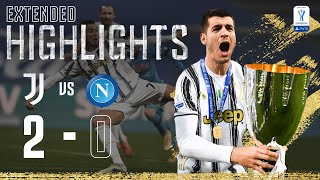 Juventus 20 Napoli  CR7 amp Morata Goals Secure 9th Supercup Win  EXTENDED Highlights [upl. by Garibald]