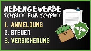 NEBENBEI SELBSTSTÄNDIG  Die ultimative Anleitung zum Gründen im Nebengewerbe [upl. by Jaymie]