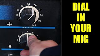 MIG Welder Settings MIG Welding Basics for Beginners [upl. by Ativet464]