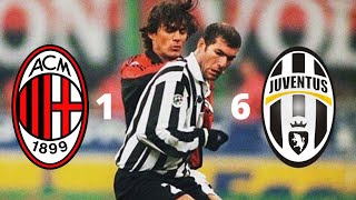 AC MILAN 16 JUVENTUS Serie A 1997 GOALS amp HIGHLIGHTS [upl. by Ulita]