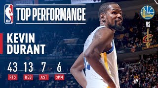 Kevin Durants EPIC 43 Point Performance In Game 3  2018 NBA Finals [upl. by Cran778]