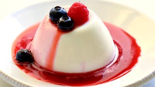 Silky smooth Panna cotta Recipe  How to make Panna cotta  Panna cotta  Easy Panna cotta recipe [upl. by Ermeena940]