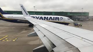 Ryanair Boeing 737800 Take Off London Stansted Airport [upl. by Howey]