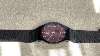 Skagen Titanium Armbanduhr Batteriewechsel [upl. by Imtiaz]