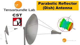 CST Tutorial Complete Parabolic Reflector Dish Antenna Design amp Simulation [upl. by Thisbe]