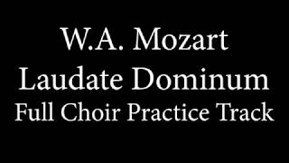 Full Choir Demo  Laudate Dominum  Mozart [upl. by Sekoorb]