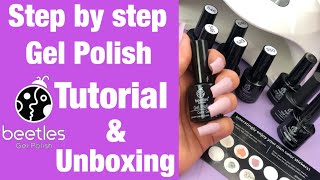 Beetles Gel Polish Tutorial Step By Step [upl. by Adhamh]