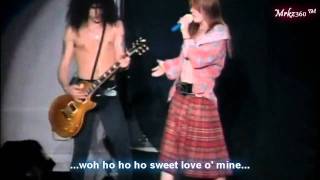 Guns N Roses  Sweet Child O Mine  Live In Tokyo Lyric [upl. by Nivrehs]