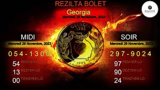 Rezilta tiraj Borlette New York Georgia Florida pour Jeudi 30 Novembre 2023 [upl. by Teresina]