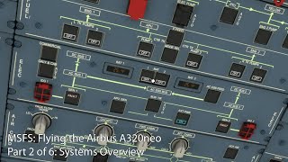 MSFS  Flying the Airbus A320neo Part 2 Aircraft System Overview [upl. by Onek389]