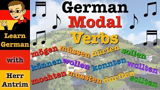 German Modal Verbs Songs Präsens amp Preteritum Imperfekt [upl. by Vanzant]