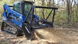 Blue Diamond Skid Steer Drum Mulcher [upl. by Ardnod]