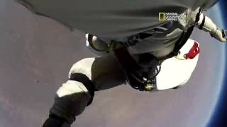 New Video  Felix Baumgartner Space Jump HQ [upl. by Naibaf]