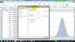 Excel  297  Normalverteilung und Verteilungsfunktion  Glockenkurve mit NORMVERT [upl. by Frankhouse14]