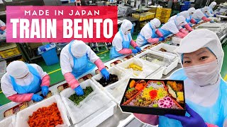 How a Train Bento Box is Made in Japan [upl. by Haraz299]