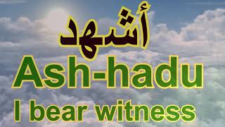 Learn How to Say the Shahada How To Covert To Islam [upl. by Haidabej67]