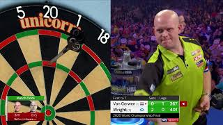 ALL WRIGHT ON THE NIGHT  Final  201920 World Darts Championship [upl. by Clem]