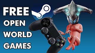 Top 10 Best FREE Open World games on Steam [upl. by Duer]