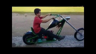 12 Year Old Builds Mini Chopper [upl. by Ainezey]