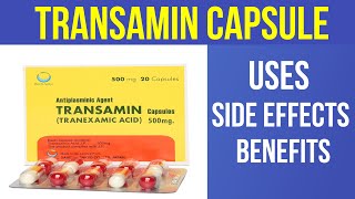 TRANSAMIN CAPSULE  Benefits Side Effect Uses amp More in UrduHindi  Dr Review [upl. by Amme]