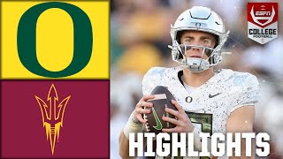 Oregon Ducks vs Arizona State Sun Devils  Full Game Highlights [upl. by Dnomed]