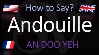 How to Pronounce Andouille CORRECTLY French Cajun Sausage [upl. by Nafis799]