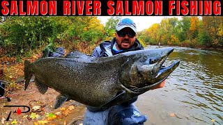 Salmon Fishing New Yorks World Famous Salmon River [upl. by Rheingold17]