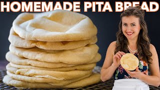 Pita Bread Recipe 2 Easy Ways [upl. by Rodolphe80]