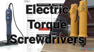 Electric Torque Screwdrivers  Flexible Assembly Systems [upl. by Aerdnael571]