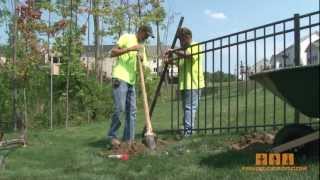 Aluminum Fence  How to install it [upl. by Sabanrab931]