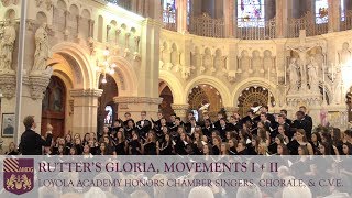 Personent Hodie Festival Processional  Loyola Academy Honors Chamber Singers Chorale amp CVE [upl. by Eecart]