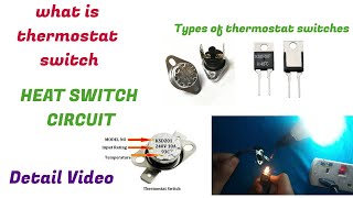 Temperature Sensor Thermostat Switch Circuit with KSD301 [upl. by Charlotta366]