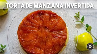 TORTA DE MANZANA INVERTIDA EN 3 PASOS Y NO SE PEGA [upl. by Erised]