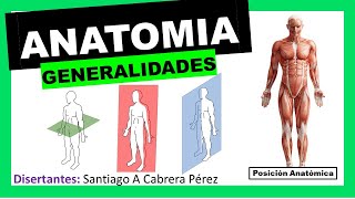 ▌ANATOMÍA ▌INTRODUCCIÓN Y GENERALIDADES Posición Anatómica  Planimetria ▌💀 [upl. by Yerrok]