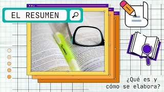 EL RESUMEN ¿Qué es y cómo se elabora✍ [upl. by Ortensia]